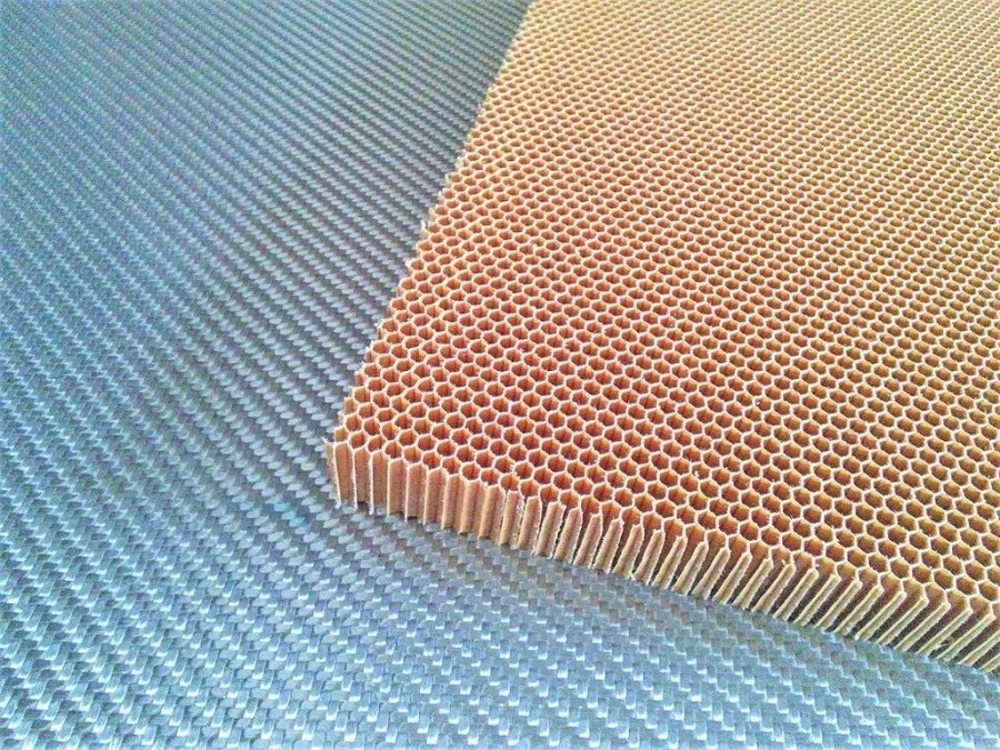 Nomex aramid honeycomb Thickness 15 mm Cell size 3.2 mm Core materials